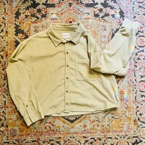 American Eagle Corduroy Crop Top